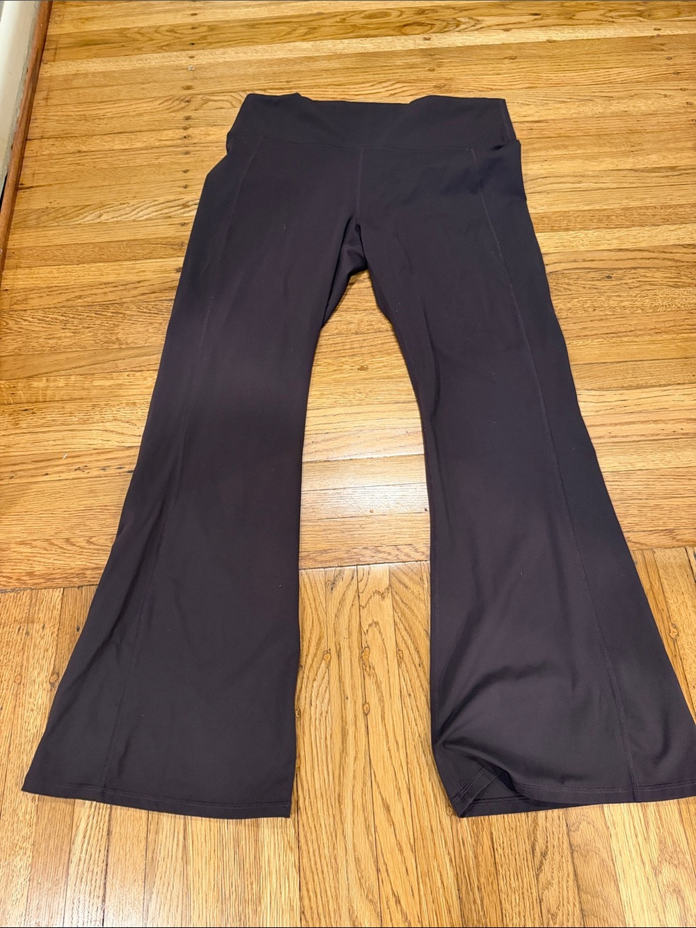Fabletics plum Flared Leggings